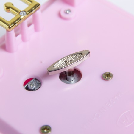 Casket Plastic Mechanical Mechanical "Pink Piano" 9.2x14x10.8 cm-6