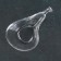Glass carrier "Pear", 100 ml, 9 × 14.7 × 4 cm
