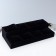 Catch stand, bracelets, phlock, 8 seats, 33 × 16 × 3.5 cm, black color