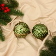 Set of balls plastic D-8 cm, 2 pcs 