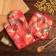 Kitchen set of the share "strawberries", a severity 17*17 cm, mittens 26*16 cm, 100% of the p/e