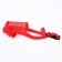 Muzzle mesh with double fixation, size L (length on the nose 6 cm, muzzle 25 cm), red