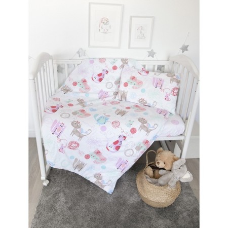 Bed linen children's “Koshkin House”, size 60x120 cm, 112x147 cm, 40x60 cm