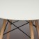Cindy Next table (Mod, 70-80 MDF) Metal/MDF/Beech, White/Natural D70x75cm