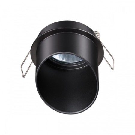 Lamp built -in Novotech. Butt, 50W, GU10, 67x68x68 mm, black color