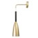 Bra "drop" E27 40W gold 10x10x35-135cm