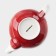 Kettle porcelain harness "Cosmos", 600 ml, red color
