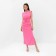Women's dress with draping Mist Summer Time, Pink, R.48