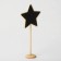 Cretaceous price tag “on the leg” 18 × 8.5, star, (packing 10 pcs), black color