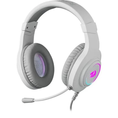 Redragon Hylas headphones, game, microphone, 3.5 mm, 1.8m, white