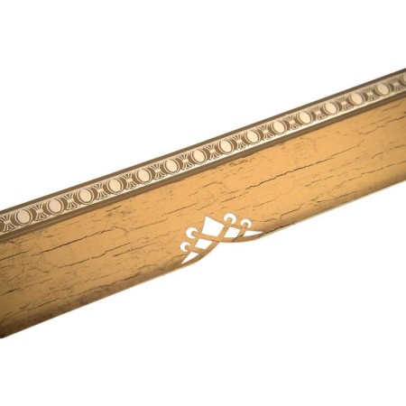 Bar for the cornice "Mozart", height 7 cm, length 25 m, color gold, antik