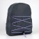 School textile school with lacing, gray color