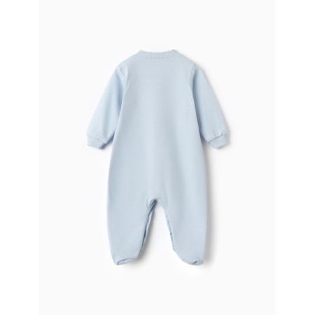 Overalls for a boy with closed legs, blue color, height 74 cm-4