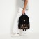 Backpack Siberian Siba-Inu, with pocket, black color