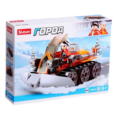 Designer city "Snowman", 82 details-4