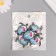 Decor for creativity wood "Turtle with fish on the shell" 4.4x4x0.3 cm