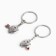 Key keychain, non -memorials "Friendship forever" 9 x 13 cm