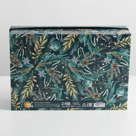 Folding box "New Year's magic", 30 x 20 x 9 cm, New Year-4