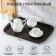 Tray 49.5x35 cm, brown color
