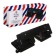Metallic hole punch 20 sheets, Attomex, format ruler, black