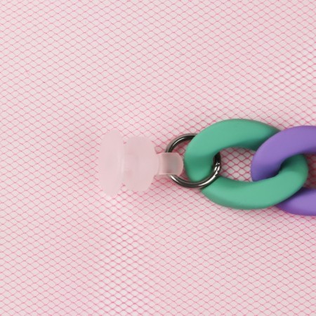Assessor for shoes "chain", with plastic mounts, 16 cm, color colorful color-3