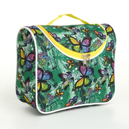 Cosmetic bag with lightning, mint color-4