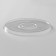 The plastic disposable lid to the menage, d = 26 × 4.2 cm, round, 110 pcs/pc, the color is transparent