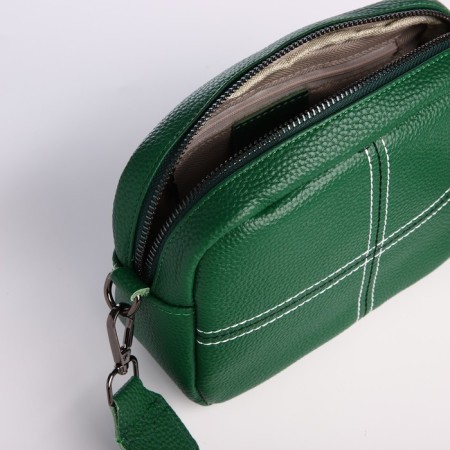 Women's bag with lightning, green color-7