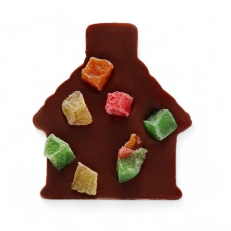 Milk chocolate with gingerbread house-2
