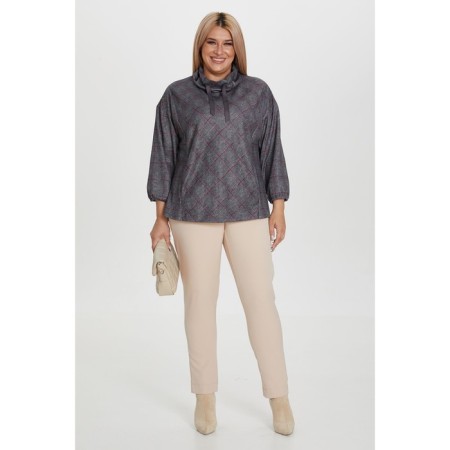 Female jumper, size 54, gray color-1