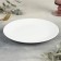 Porcelain plate lunch with a thickened edge Wilmax Olivia Pro, D = 25.5 cm, white color