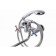 FAUZT FZS-435-07 bathtub mixer, two-wound, long spout, shower set, chrome