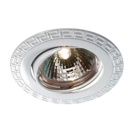 Built -in lamp Novotech, 50 W, GX5.3, 12 V, 82x82 mm, d = 82 mm, white