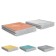 A notebook of 80 sheets cage on a spiral Erichkrause Spiralblock, cover coated cardboard, tough substrate, offset block, perforation, white 100%, mix