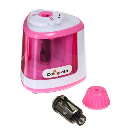 Electric sharpener with a container (works from two finger batteries), mix-2