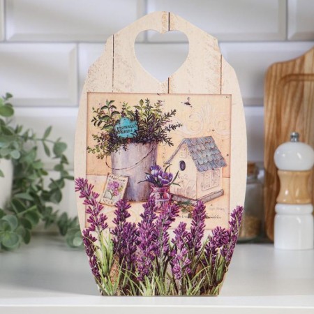 Souvenberry board "Blooming lavender" 18x30 cm