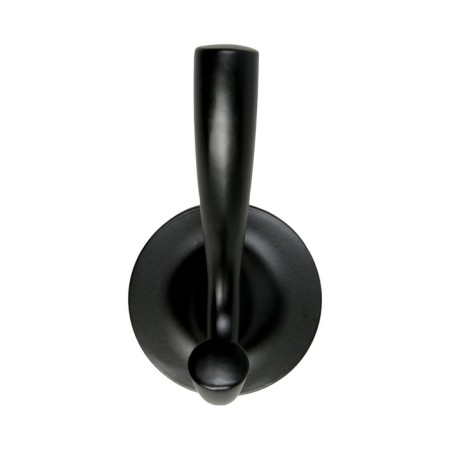 Furniture hook Cappio Cone, two -rod, black color, 3 pcs.-3