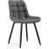 SHELS on a metal frame Chelsea Black Metal/Artificial suede, black/gray 50x60x80 cm