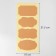 Cretaceous price tags "Kraft Mix" self -adhesive, set of 10 sheets, 8.5 × 4.7 cm, beige color