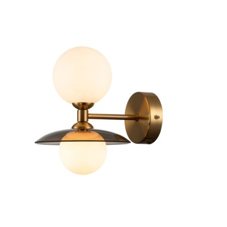Bra Indigo, 11020/2W Brass. 2x40W, G9, 190x160x210 mm, matte white color