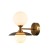 Bra Indigo, 11020/2W Brass. 2x40W, G9, 190x160x210 mm, matte white color