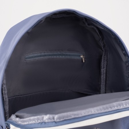 Backpack-Suma, lightning department, outer pocket, blue color-3