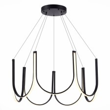 Suspension lamp ST LUCE. SL6202.403.01. Heit. 1x90 W, LED, 3000K, 2131 LM, 80x80 cm, black color