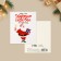 Mini postcard “Himself behaved well”, Santa Claus 10.7 x 8.8 cm, New Year
