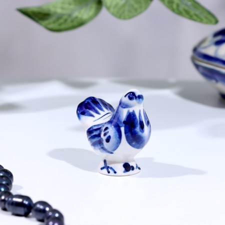 Souvenir "pigeon", gzhel