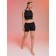 Women's shorts, size 48, black color