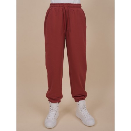 Брюки для девочек, рост 122 см, цвет бордовый