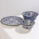 Plate Ceramic Dailayna "Dyra", D = 22 cm, blue color