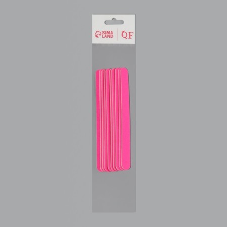Wooden-based files on a wooden basis, abrasiveness 200/200, 13 cm, 10 pcs, color mix-5