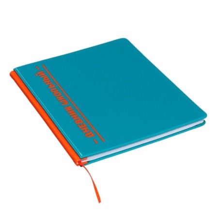 Universal diary for grades 1-11 Excellent, solid cover of artificial leather, silkography, lies, 48 ​​sheets, sea wave-1